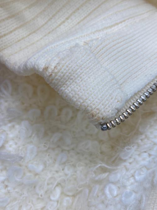 Adam et Rope（アダム エ ロペ）Adam et Rope (アダム エ ロペ) ループニットジレ ホワイト サイズ:Freeの古着・服飾アイテム