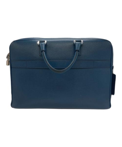 serapian（セラピアン）serapian (セラピアン) 2WAYスリムブリーフケース ブルーの古着・服飾アイテム