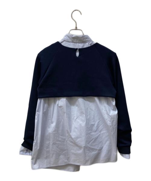 Ameri（アメリ）Ameri (アメリ) HEART CUTTING DOCKING TOP ブルー サイズ:-の古着・服飾アイテム