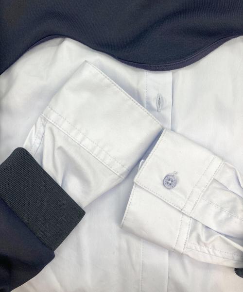 Ameri（アメリ）Ameri (アメリ) HEART CUTTING DOCKING TOP ブルー サイズ:-の古着・服飾アイテム