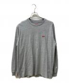 SUPREMEシュプリーム）の古着「Small Box Logo L/S Tee」｜グレー