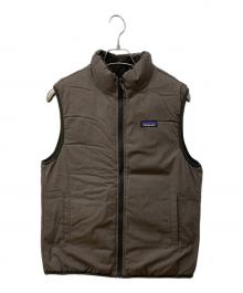 Patagonia（パタゴニア）の古着「リバーシブル・コットン・ダウン・ベスト」｜ブラウン