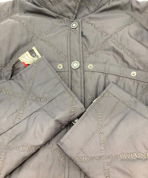 LEONARD SPORT（レオナール スポーツ）LEONARD SPORT (レオナール スポーツ) キルティングコート ブラウン サイズ:40の古着・服飾アイテム