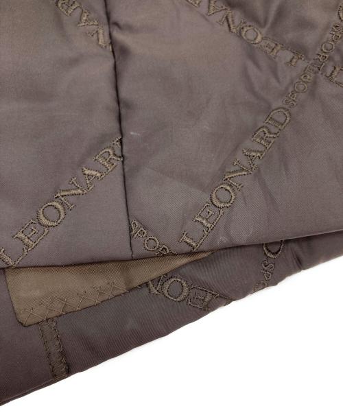 LEONARD SPORT（レオナール スポーツ）LEONARD SPORT (レオナール スポーツ) キルティングコート ブラウン サイズ:40の古着・服飾アイテム