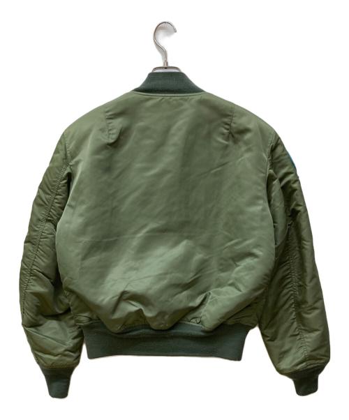 ALPHA（アルファ）ALPHA (アルファ) MA-1ジャケット カーキ サイズ:SIZE Mの古着・服飾アイテム