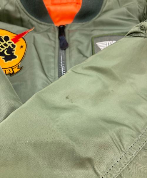 ALPHA（アルファ）ALPHA (アルファ) MA-1ジャケット カーキ サイズ:SIZE Mの古着・服飾アイテム