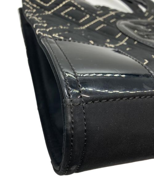 TORY BURCH（トリーバーチ）TORY BURCH (トリーバーチ) エラ/キルティングトートバッグ ブラックの古着・服飾アイテム