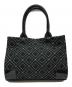 TORY BURCH (トリーバーチ) エラ/キルティングトートバッグ ブラック：7000円