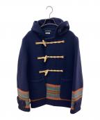 WAREHOUSE×GLOVER ALLウエアハウス×グローバーオール）の古着「ショートダッフルコート」｜ネイビー