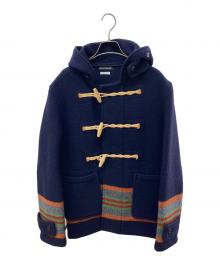 WAREHOUSE×GLOVER ALL（ウエアハウス×グローバーオール）の古着「ショートダッフルコート」｜ネイビー