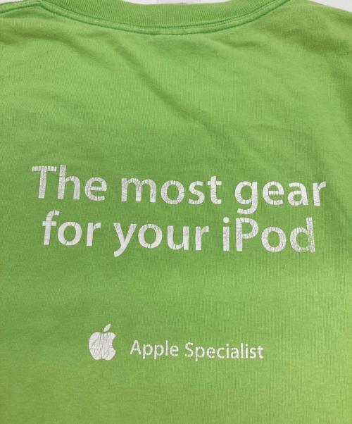 Apple（アップル）Apple (アップル) 企業Tシャツ 黄緑 サイズ:Ⅼの古着・服飾アイテム