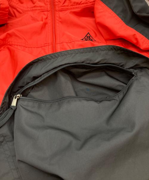 NIKE ACG（ナイキエーシージー）NIKE ACG (ナイキエーシージー) アノラックパーカー レッド×ブラック サイズ:Ⅿの古着・服飾アイテム
