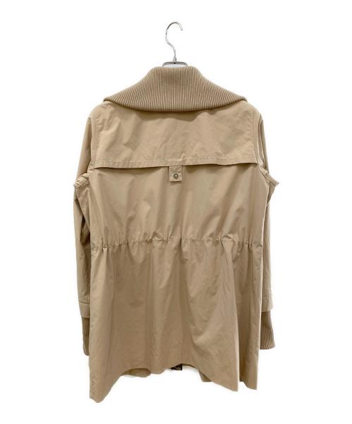 LEONARD SPORT（レオナール スポーツ）LEONARD SPORT (レオナール スポーツ) ニット切替ハーフコート ベージュ サイズ:40の古着・服飾アイテム