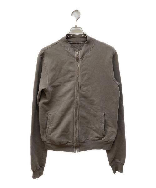 RICK OWENS DRKSHDW（リックオウエンス ダークシャドウ）RICK OWENS DRKSHDW (リックオウエンス ダークシャドウ) OLMAR and MIRTA (オルマーアンドマリータ) ジップアップスウェット ブラウン サイズ:Ｍの古着・服飾アイテム