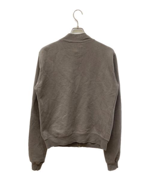 RICK OWENS DRKSHDW（リックオウエンス ダークシャドウ）RICK OWENS DRKSHDW (リックオウエンス ダークシャドウ) OLMAR and MIRTA (オルマーアンドマリータ) ジップアップスウェット ブラウン サイズ:Ｍの古着・服飾アイテム
