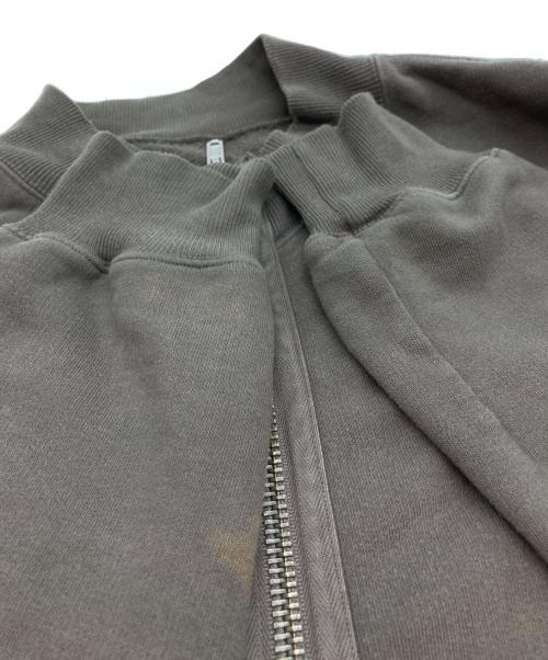 RICK OWENS DRKSHDW（リックオウエンス ダークシャドウ）RICK OWENS DRKSHDW (リックオウエンス ダークシャドウ) OLMAR and MIRTA (オルマーアンドマリータ) ジップアップスウェット ブラウン サイズ:Ｍの古着・服飾アイテム