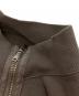 中古・古着 RICK OWENS DRKSHDW (リックオウエンス ダークシャドウ) OLMAR and MIRTA (オルマーアンドマリータ) ジップアップスウェット ブラウン サイズ:Ｍ：23000円