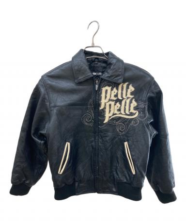 中古・古着通販】pellepelle (ペレペレ) レザージャケット ブラック