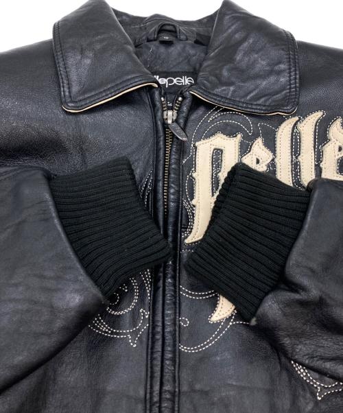 pellepelle（ペレペレ）pellepelle (ペレペレ) レザージャケット ブラック サイズ:SIZE 10 /Sサイズ相当の古着・服飾アイテム