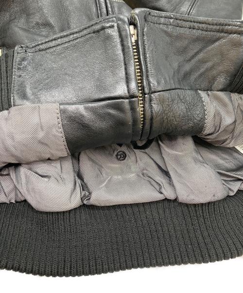 pellepelle（ペレペレ）pellepelle (ペレペレ) レザージャケット ブラック サイズ:SIZE 10 /Sサイズ相当の古着・服飾アイテム