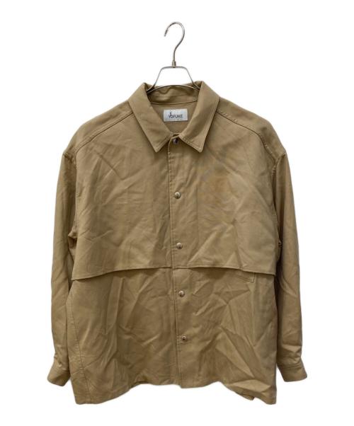 EYOFUKE（ヨフケ）EYOFUKE (ヨフケ) シャツジャケット ベージュ サイズ:Lの古着・服飾アイテム