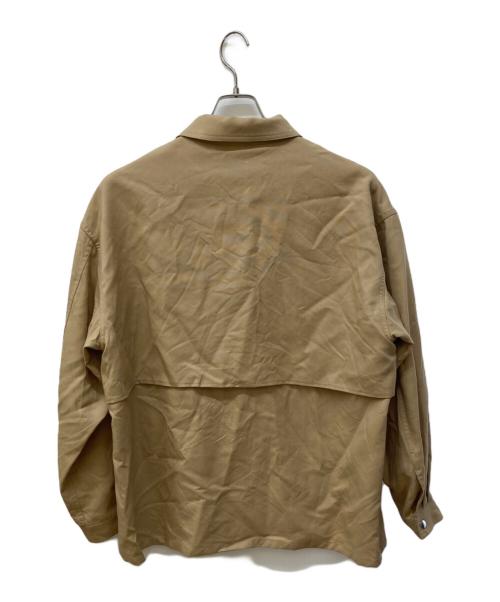 EYOFUKE（ヨフケ）EYOFUKE (ヨフケ) シャツジャケット ベージュ サイズ:Lの古着・服飾アイテム