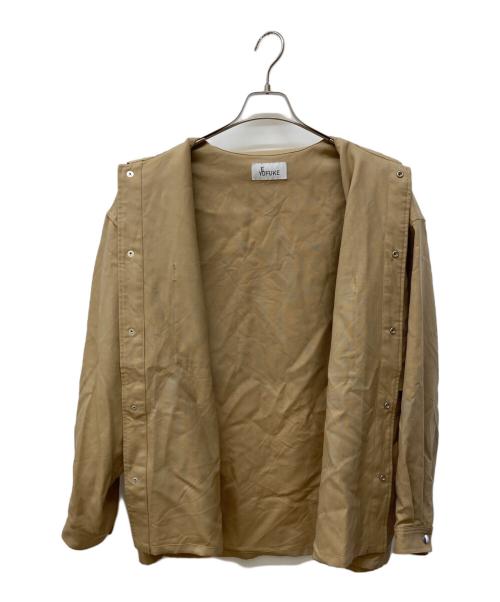 EYOFUKE（ヨフケ）EYOFUKE (ヨフケ) シャツジャケット ベージュ サイズ:Lの古着・服飾アイテム