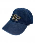 RRLダブルアールエル）の古着「ranch logo twill ball cap/デニムキャップ」｜インディゴ