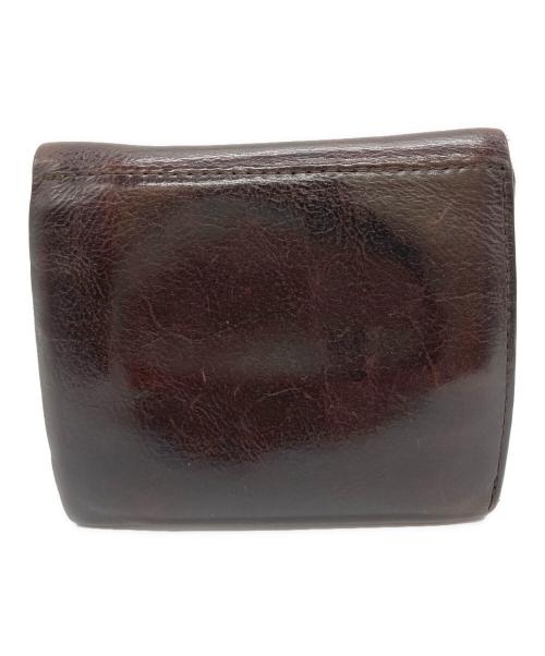 RRL（ダブルアールエル）RRL (ダブルアールエル) コンチョボタンレザーウォレット ブラウンの古着・服飾アイテム