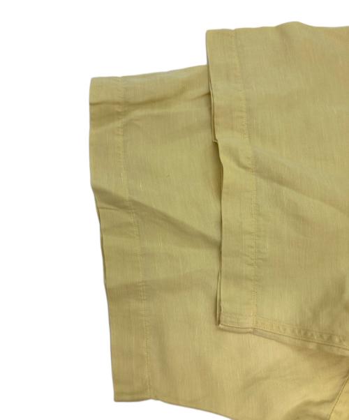 POLO RALPH LAUREN（ポロ・ラルフローレン）POLO RALPH LAUREN (ポロ・ラルフローレン) CALDWELL/シルクリネンオープンカラーシャツ イエロー サイズ:3XLの古着・服飾アイテム