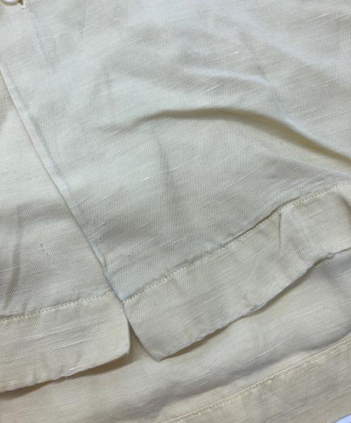 POLO RALPH LAUREN（ポロ・ラルフローレン）POLO RALPH LAUREN (ポロ・ラルフローレン) CALDWELL/シルクリネンオープンカラーシャツ イエロー サイズ:3XLの古着・服飾アイテム