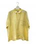 POLO RALPH LAUREN（ポロ・ラルフローレン）の古着「CALDWELL/シルクリネンオープンカラーシャツ」｜イエロー