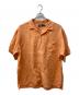 POLO RALPH LAUREN（ポロ・ラルフローレン）の古着「リネンシルクオープンカラーシャツ」｜オレンジ