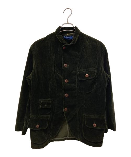 RALPH LAUREN（ラルフローレン）RALPH LAUREN (ラルフローレン) コーデュロイハンティングジャケット グリーン サイズ:Mの古着・服飾アイテム