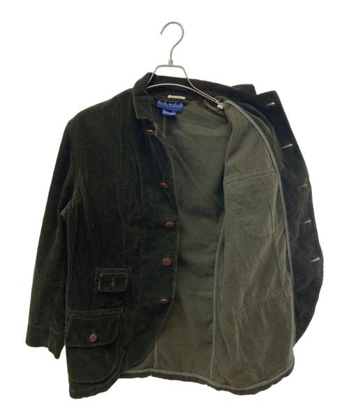 RALPH LAUREN（ラルフローレン）RALPH LAUREN (ラルフローレン) コーデュロイハンティングジャケット グリーン サイズ:Mの古着・服飾アイテム