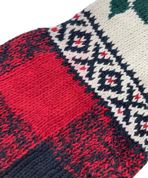 RALPH LAUREN（ラルフローレン）RALPH LAUREN (ラルフローレン) カーデザインハンドニット ブラック サイズ:XLの古着・服飾アイテム