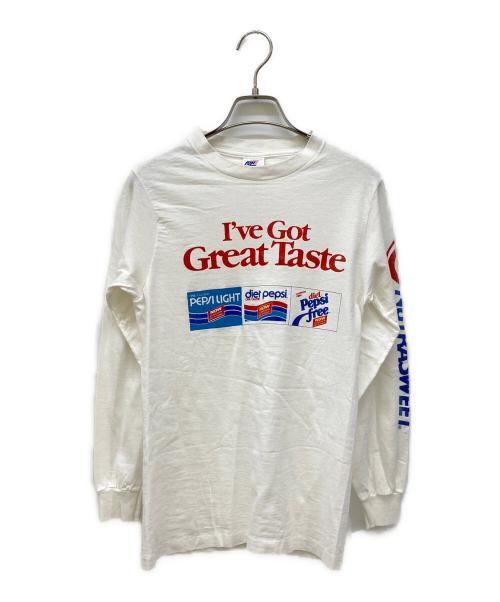 FUN TEES（ファンティーズ）FUN TEES (ファンティーズ) 飲料企業プリントカットソー ホワイト サイズ:Ｓの古着・服飾アイテム