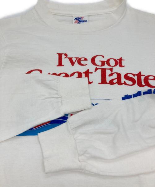 FUN TEES（ファンティーズ）FUN TEES (ファンティーズ) 飲料企業プリントカットソー ホワイト サイズ:Ｓの古着・服飾アイテム