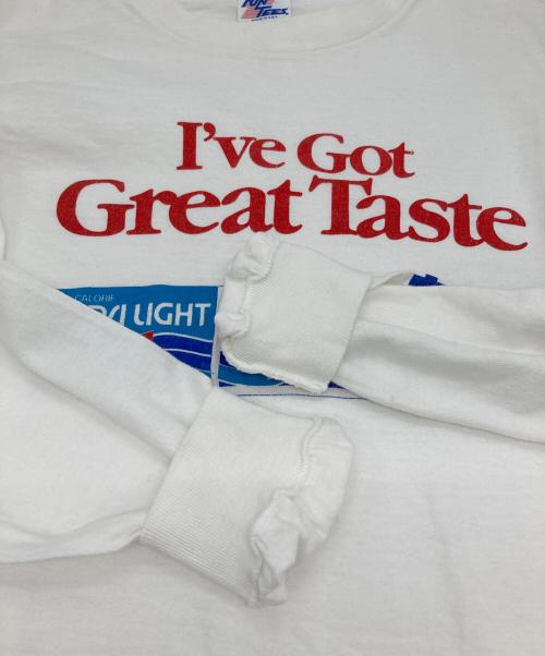 FUN TEES（ファンティーズ）FUN TEES (ファンティーズ) 飲料企業プリントカットソー ホワイト サイズ:Ｓの古着・服飾アイテム