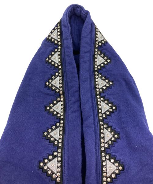 SUPREME（シュプリーム）SUPREME (シュプリーム) Pharaoh Studded Hooded Sweatshirt/パーカー ネイビー サイズ:Lの古着・服飾アイテム