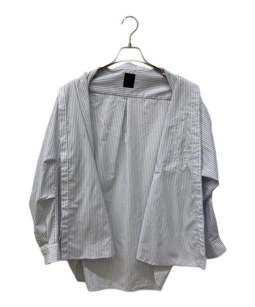 DAIWA PIER39（ダイワ ピア39）DAIWA PIER39 (ダイワ ピア39) ストライプシャツ/TECH BUTTON DOWN SHIRTS ブルー×ホワイト サイズ:Mの古着・服飾アイテム