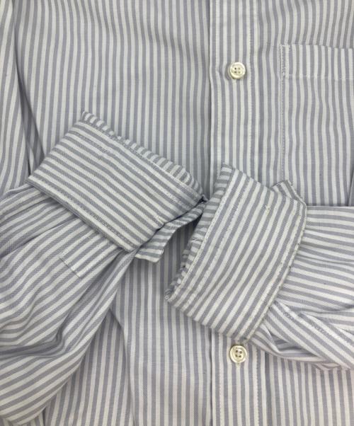 DAIWA PIER39（ダイワ ピア39）DAIWA PIER39 (ダイワ ピア39) ストライプシャツ/TECH BUTTON DOWN SHIRTS ブルー×ホワイト サイズ:Mの古着・服飾アイテム