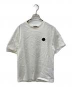 MONCLERモンクレール）の古着「ラバーワッペンロゴTシャツ/MAGLIA T-SHIRT」｜ホワイト