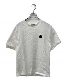 MONCLER（モンクレール）の古着「ラバーワッペンロゴTシャツ/MAGLIA T-SHIRT」｜ホワイト