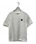 MONCLER（モンクレール）の古着「ラバーワッペンロゴTシャツ/MAGLIA T-SHIRT」｜ホワイト