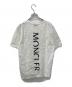 MONCLER (モンクレール) ラバーワッペンロゴTシャツ/MAGLIA T-SHIRT ホワイト サイズ:S：12000円