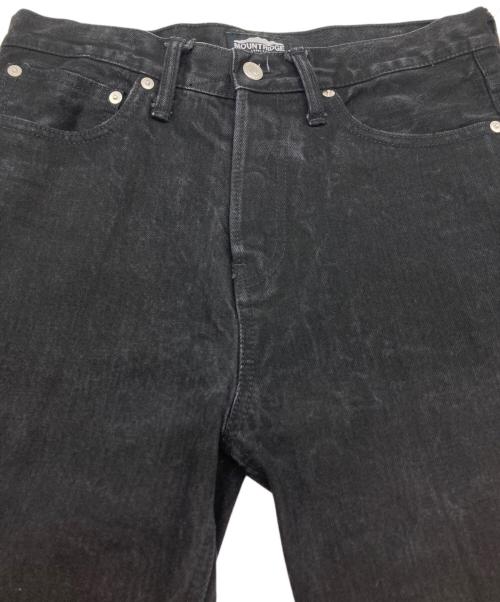 MOUNTRIDGE（マウントリッジ）MOUNTRIDGE (マウントリッジ) デニムパンツ ブラック サイズ:30の古着・服飾アイテム