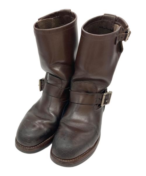 RED WING（レッドウィング）RED WING (レッドウィング) エンジニアブーツ ブラウン サイズ:25.5の古着・服飾アイテム