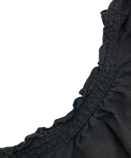 nest Robe（ネストローブ）nest Robe (ネストローブ) リネンブラウス ブラック サイズ:Freeの古着・服飾アイテム