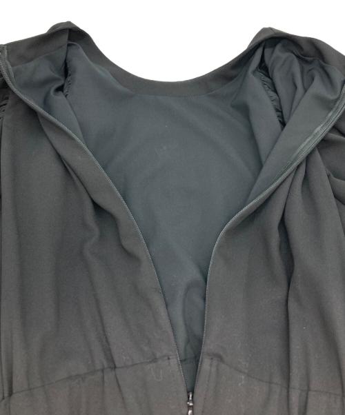 Loulou Willoughby（ルルウィルビー）Loulou Willoughby (ルルウィルビー) バルーンスリーブ裾レースワンピース ブラック サイズ:2の古着・服飾アイテム